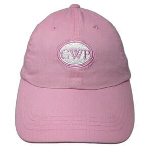 CWP Strapback Baseball Cap Pink One Size Adjustable Embroidered Cap America